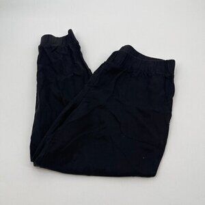 n:Philanthropy Womens Pants Large Black Elastic Waist Joggers Casual Cropped